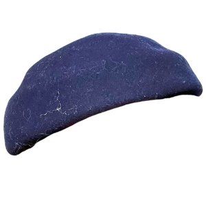 Vintage Blue Wool Blend Juliet Capulet Hat
